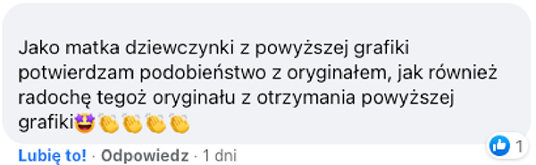 Wiadomość Facebook: od matki dziewczynki